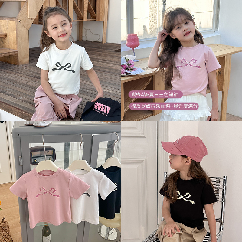 2025夏新品A★子供服　トップス★90cm〜160cm 3色