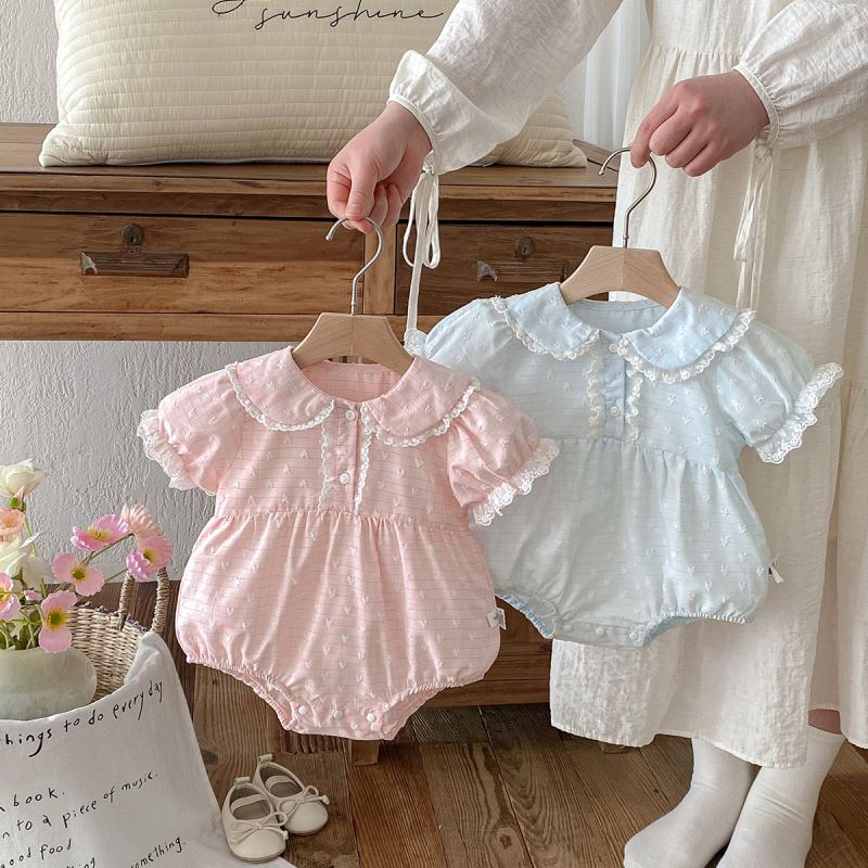 2025夏新入荷★ベビー服　ロンパース★66cm〜90cm 2色