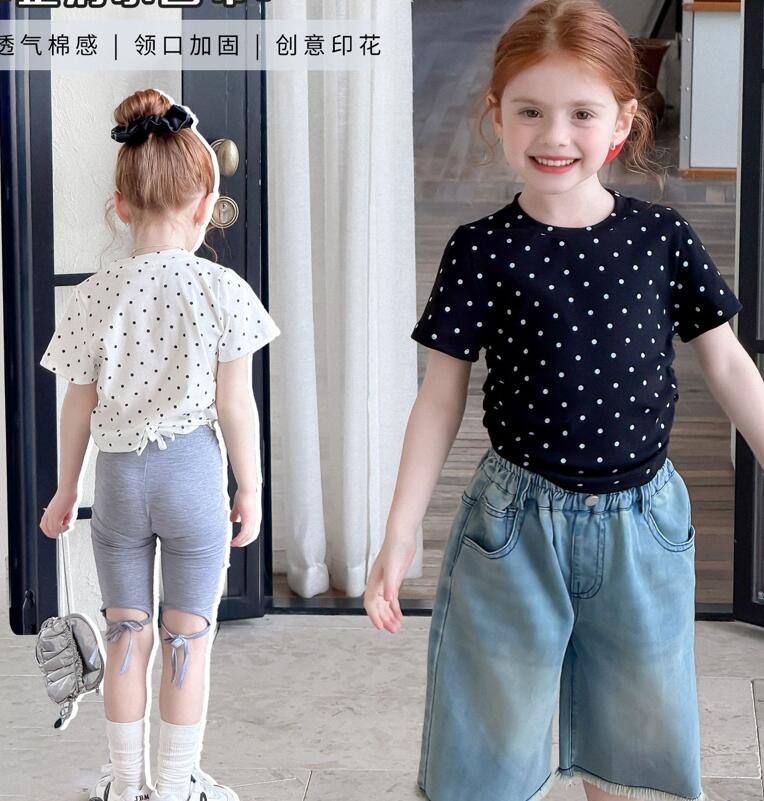 2025夏新品LMM★子供服　トップス★90cm〜150cm 2色