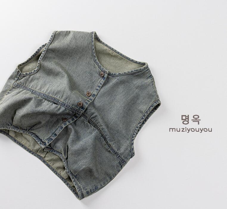 2025新品muji★子供服 　ベストコート★80cm〜130cm