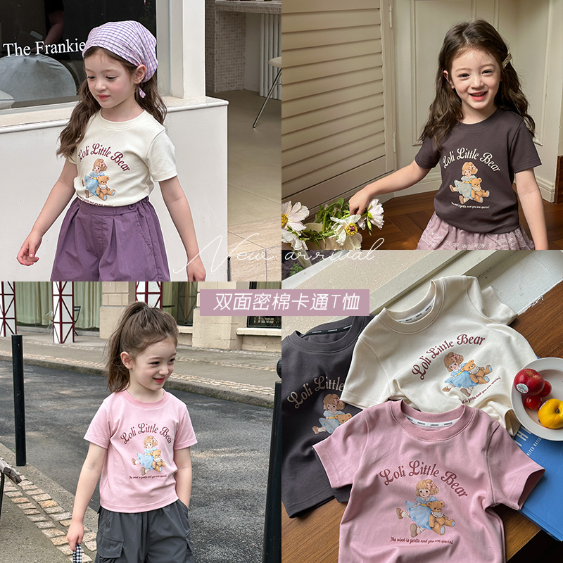 2025夏新作A★子供服　トップス★90cm〜170cm 3色