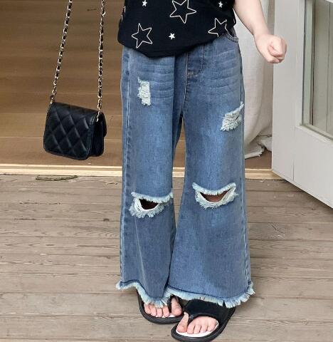 「2025」子供服★ズボン★ボトムス★ジーンズ★韓国風子供服★90cm〜140cm