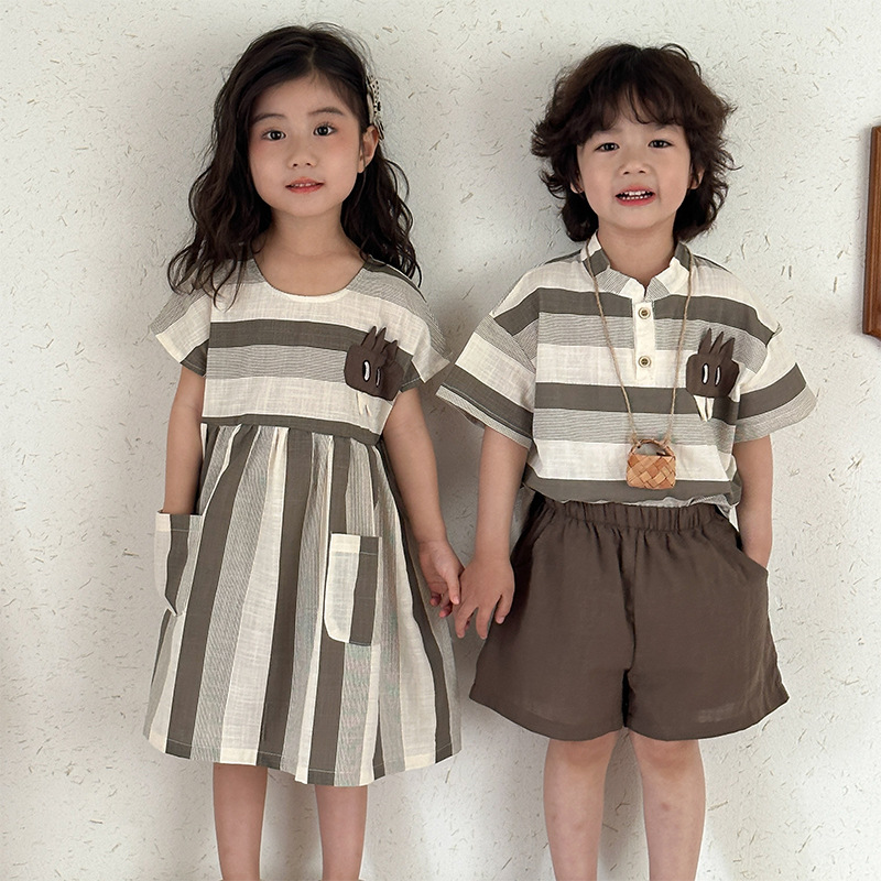 「2025」子供服★ワンピース★セットアップ★韓国風子供服★2色80cm〜150cm