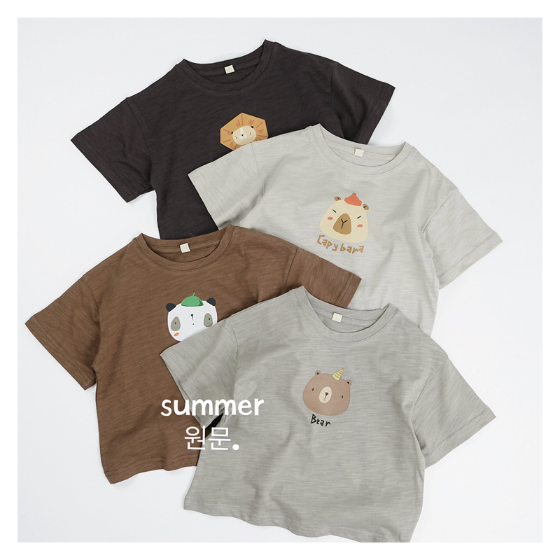 「2025」子供服★トップス★Tシャツ★韓国風子供服★4色80cm〜130cm