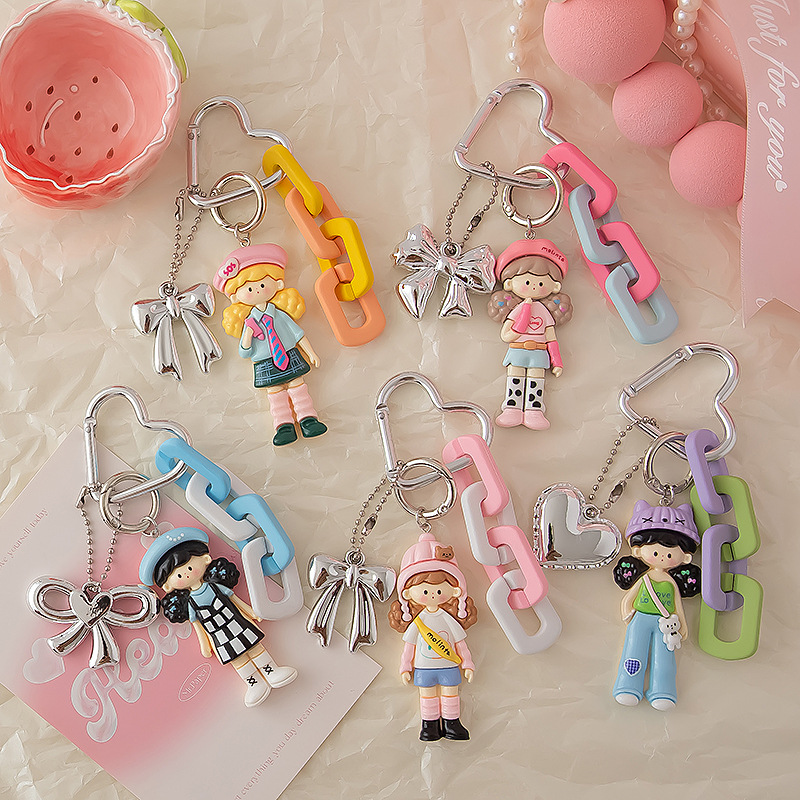 ★可愛いキーホルダー　装飾品★キーチェーン★9色