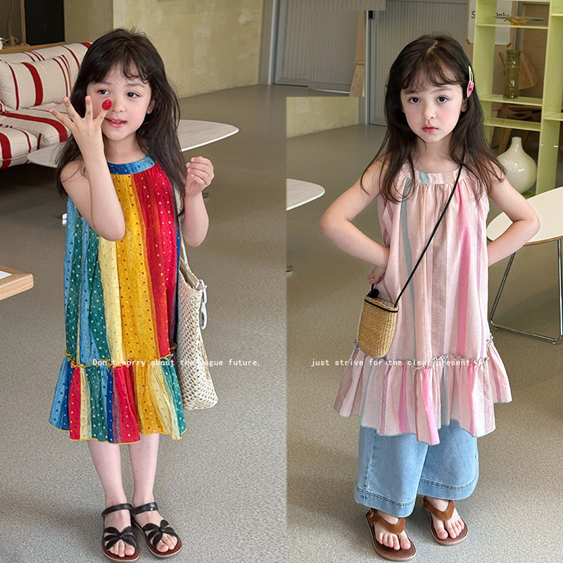 2025新品A★子供服　ワンピース★90cm〜170cm 2色