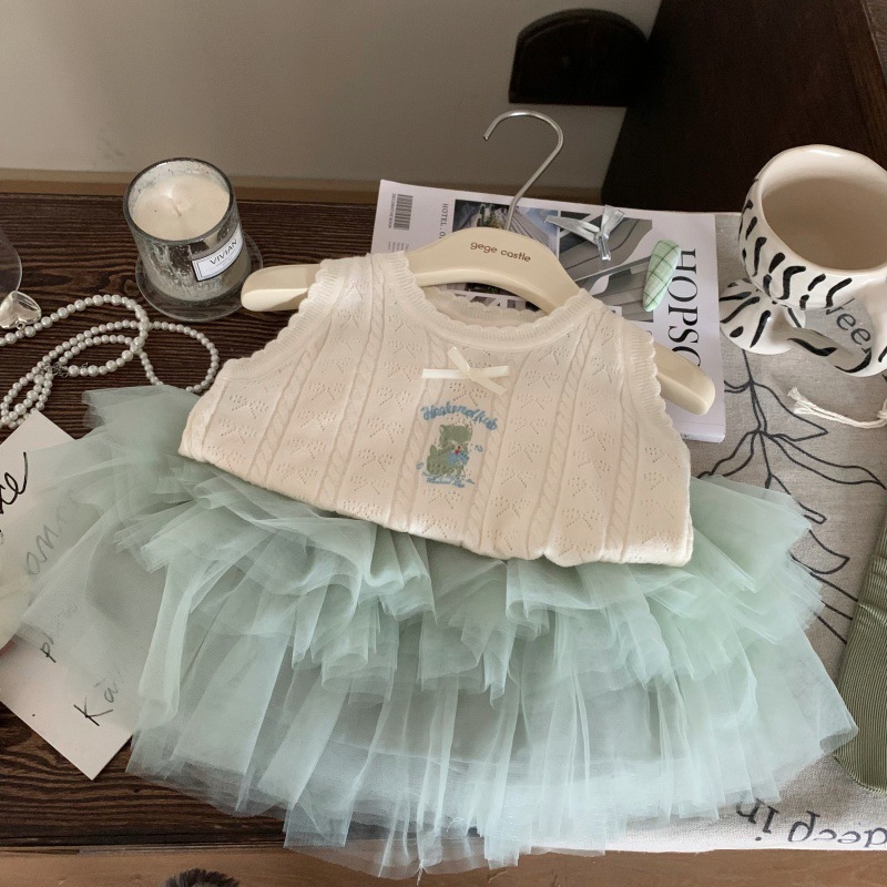 「2025」子供服★トップス★ベスト★スカート★韓国風子供服★2色80cm〜140cm