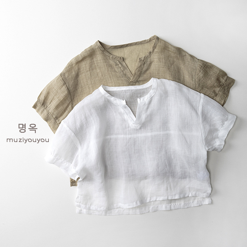 2025新作muji★子供服　トップス★80cm〜130cm 2色