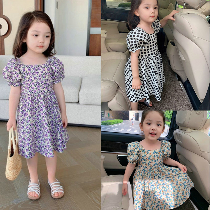 2025新品SC★子供服　ワンピース★タグ7/95-100cm〜タグ15/120-130cm 3色