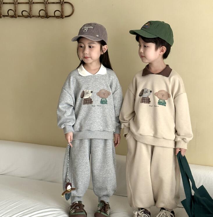 2025秋新品★子供服　セットアップ★80cm〜150cm 2色