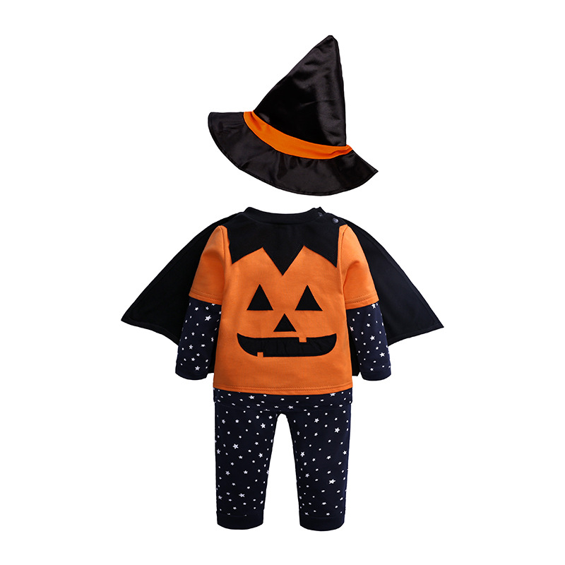 「2025」ハロウィン★子供服★トップス+ズボン+マント+帽子★セットアップ★80cm〜120cm