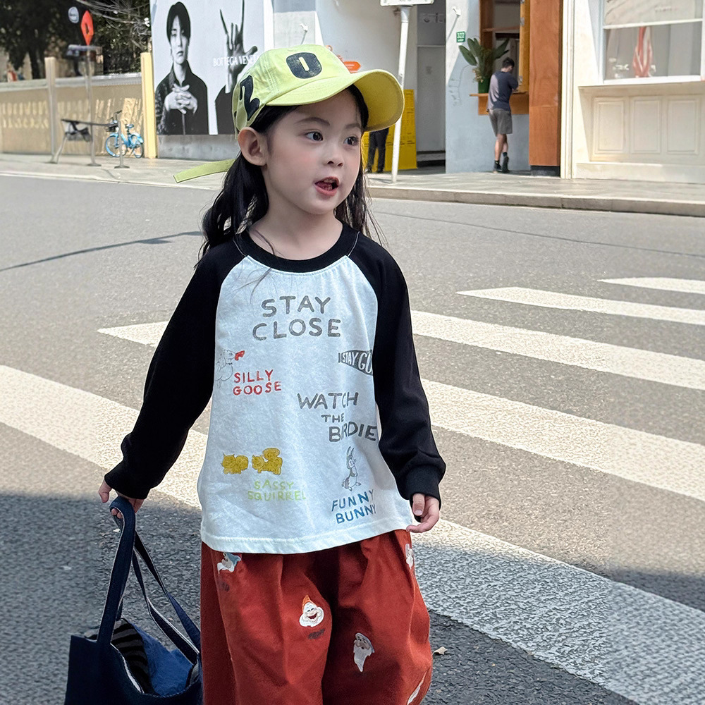2025秋新品ZXR★子供服　トップス★90cm〜150cm 2色