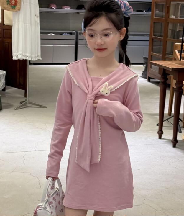 2025秋新品★子供服　ワンピース★100cm〜160cm