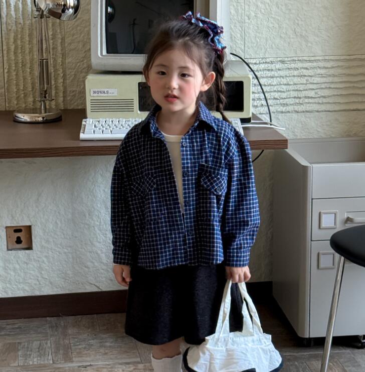 2025秋新品TM★子供服　シャツ　トップス★90cm〜150cm