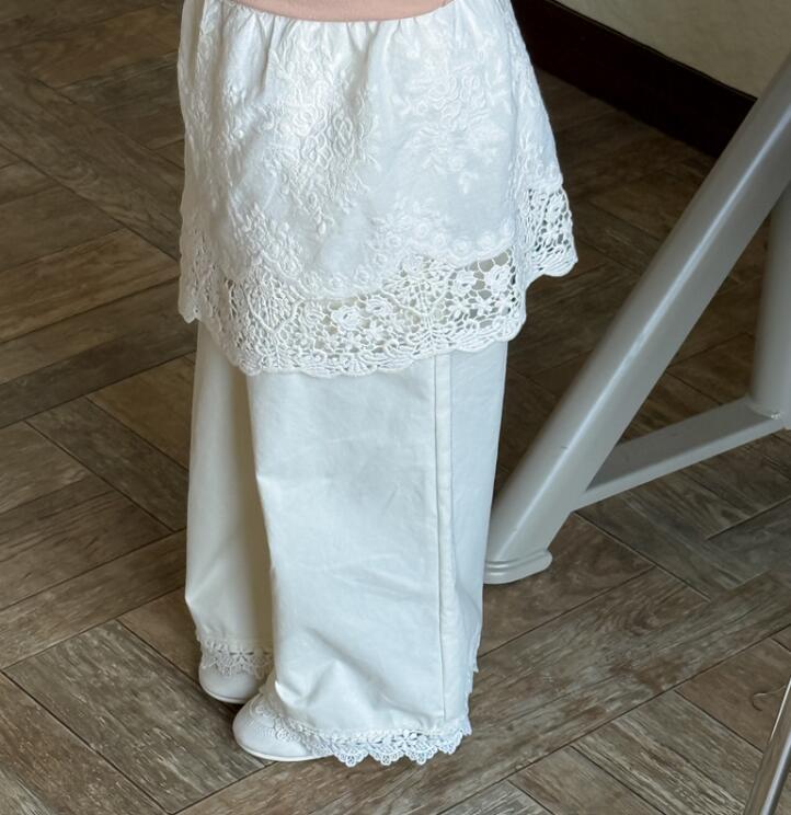 2025秋新品TM★子供服　ズボン+エプロン★90cm〜150cm