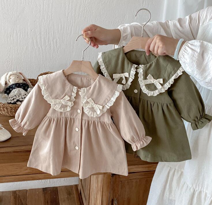 2025秋新品★子供服　ワンピース★73CM〜110cm 2色
