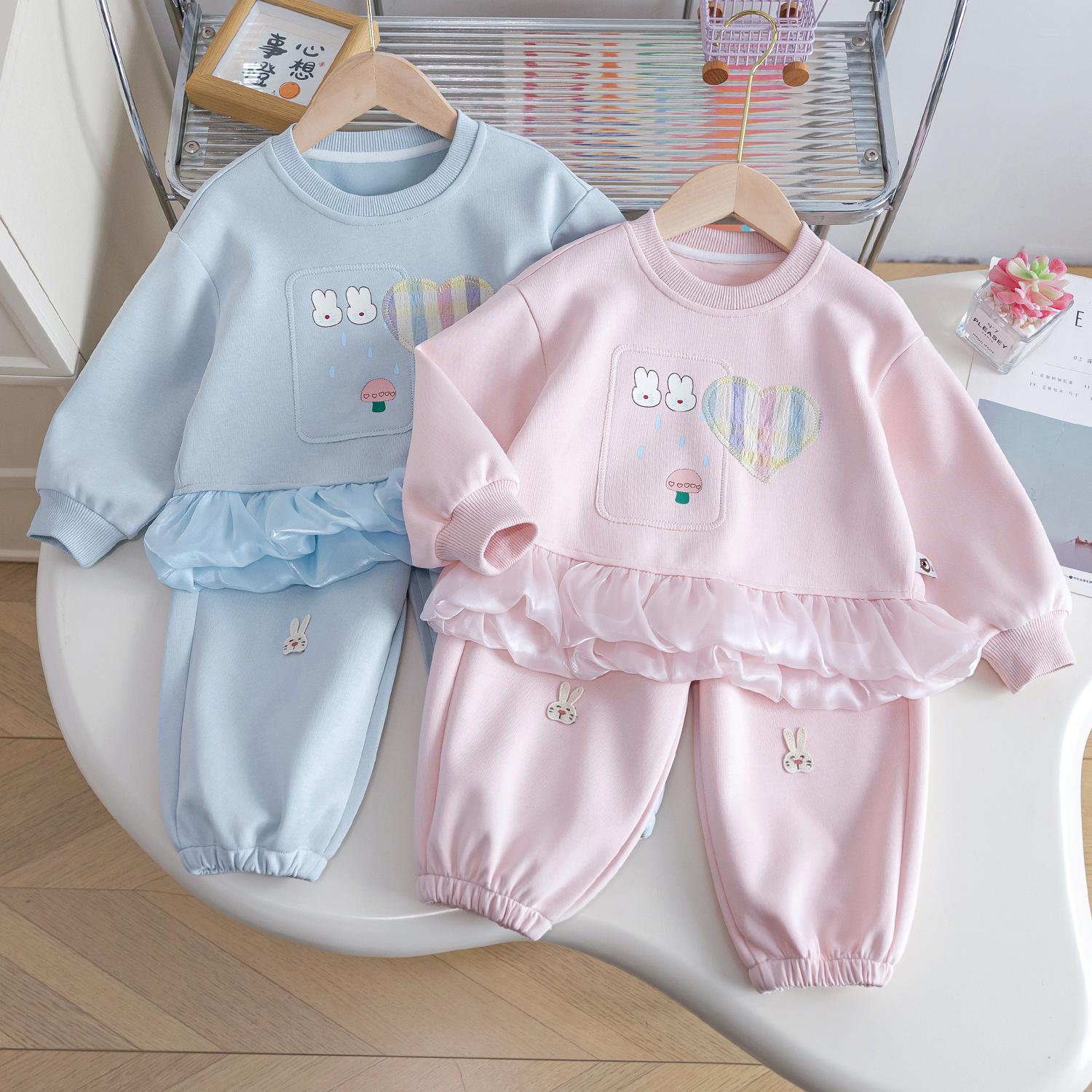 2025秋新品★子供服　セットアップ★80cm〜130cm 2色