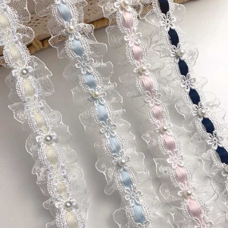 ★DIY材料★リボン・レース・補助材料・付属品　アクセサリー★ 5色