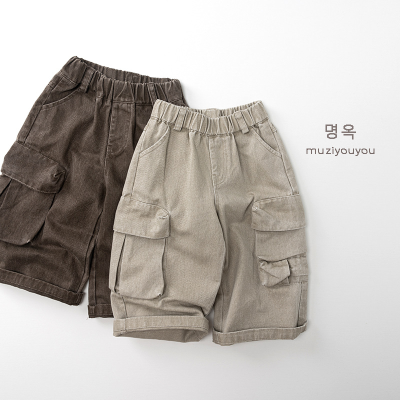 2025秋新品muji★子供服　ズボン★80cm〜130cm 2色