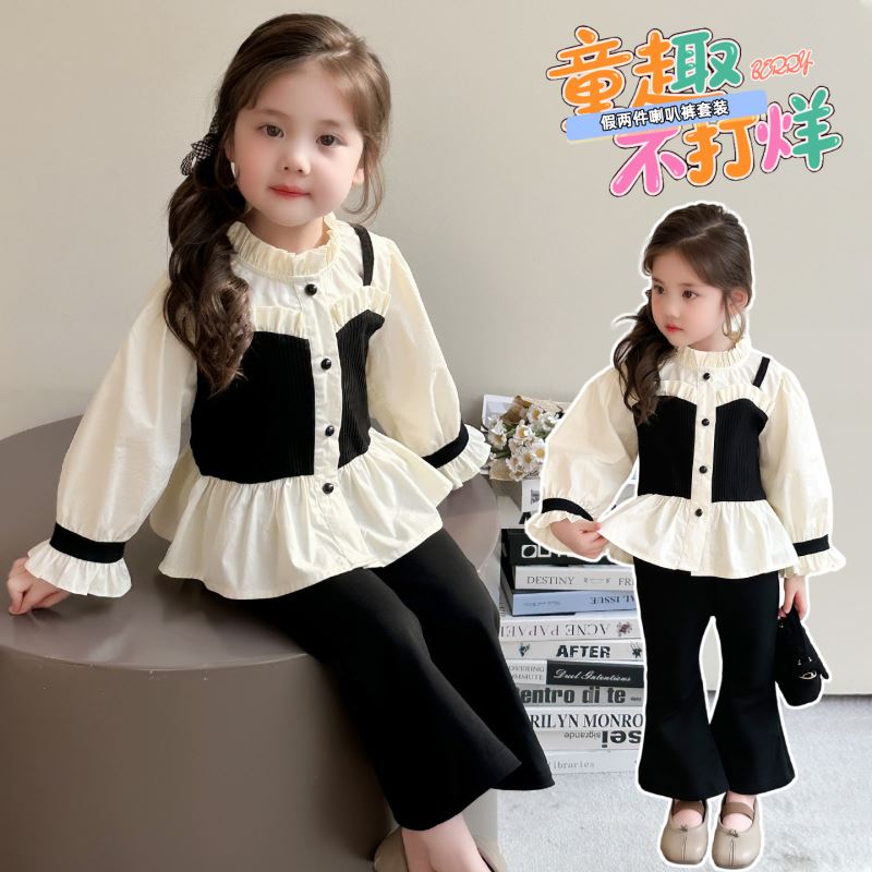 2025秋新品★子供服　トップス+ズボン　セットアップ★90cm〜140cm