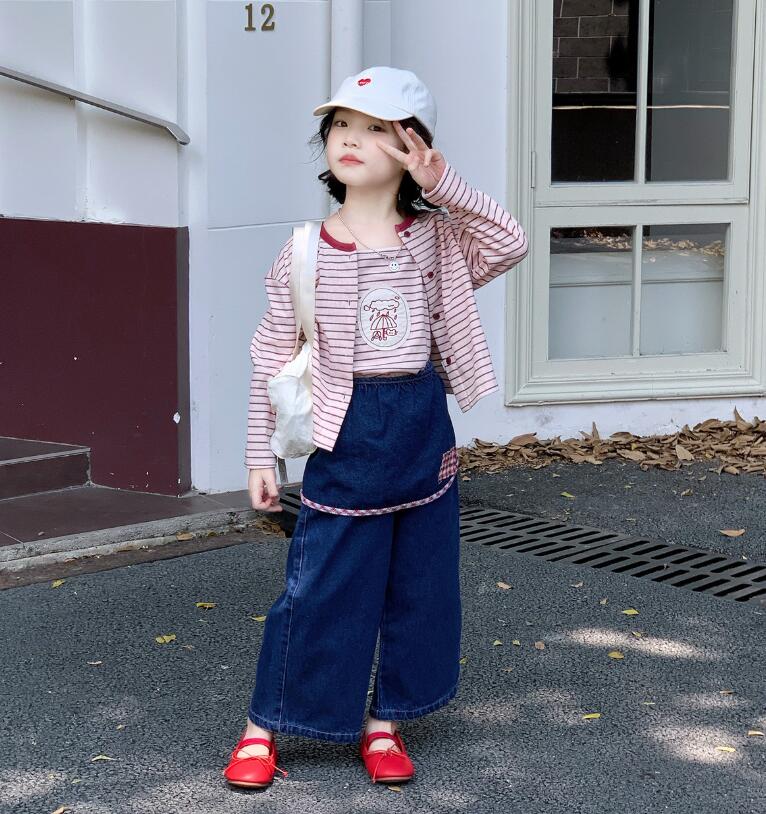 2025新品★子供服　カーディガン+ベスト&ズボン分けて90cm〜150cm