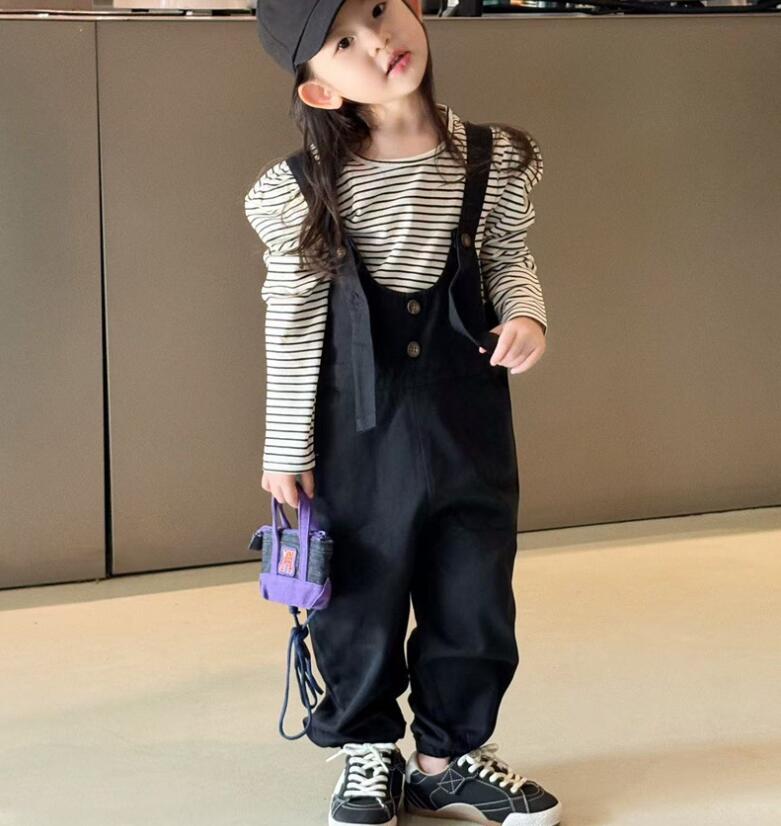 2025新品★子供服　トップス+サロペット　セットアップ★90cm〜140cm