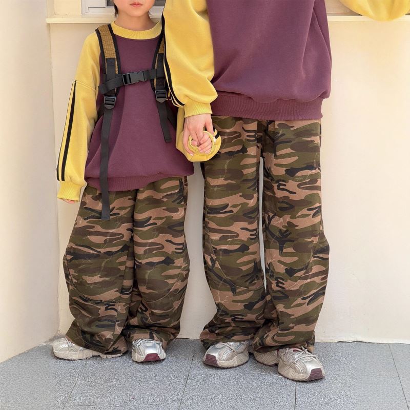 2025秋新入荷★子供服&親子服　ズボン★90cm〜XL 2色