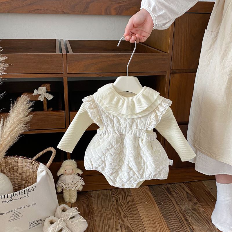 2025冬新品DX★ベビー服　ロンパース&インナー分けて★66cm〜90cm