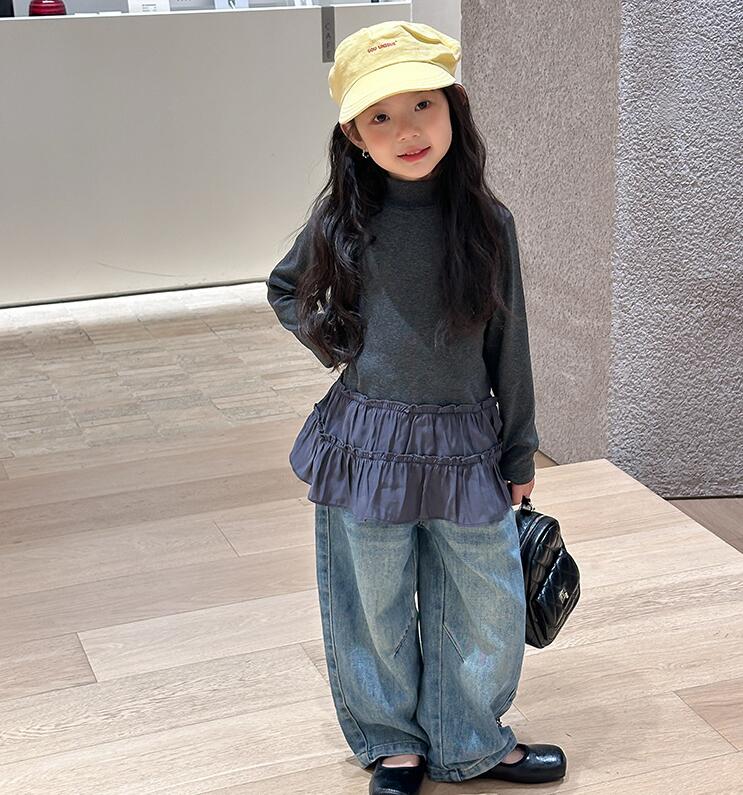 2025秋冬A★子供服　トップス★90cm〜170cm 2色