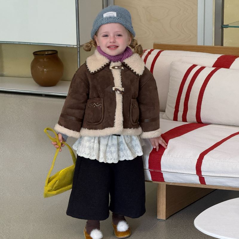 2025冬新品W★子供服 　コート&インナー&ズボン★80cm〜130cm 3色