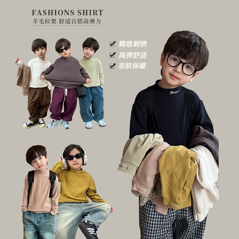 2025冬新品A★子供服　トップス★90cm〜170cm 6色