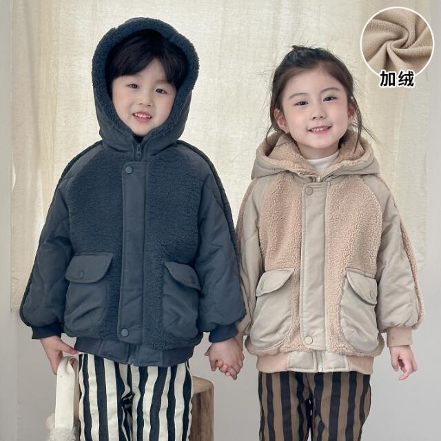 2025冬新品QMM★子供服 　コート★80cm〜150cm 2色