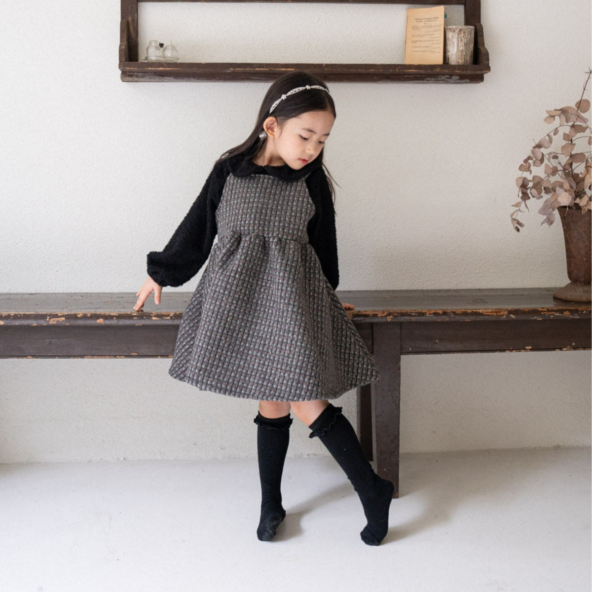 2025新品EG★子供服　ワンピース★73CM〜100cm 2色