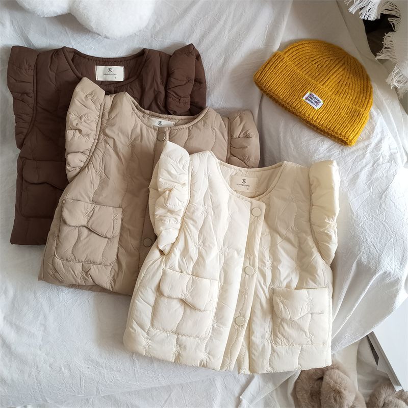 2025春秋新品LLZ★子供服 　ベストコート★73CM〜120cm 3色