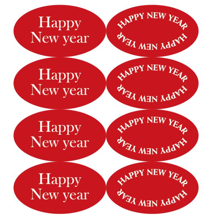 ★新年飾りシール★DIY粘着シール　ステッカー★