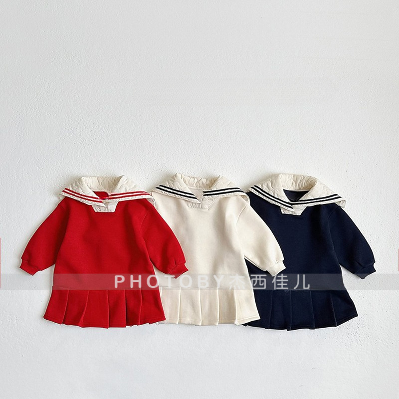 2026新品★子供服　ワンピース　フリース★80cm〜130cm 3色