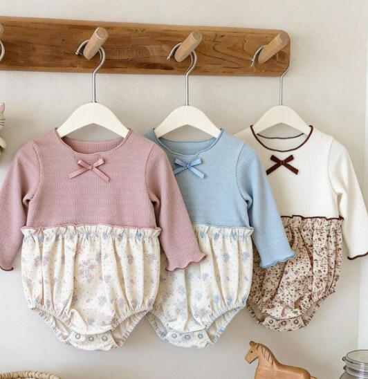 「2026」子供服★ロンパース★長袖★ベビー★韓国風子供服★3色66cm〜90cm