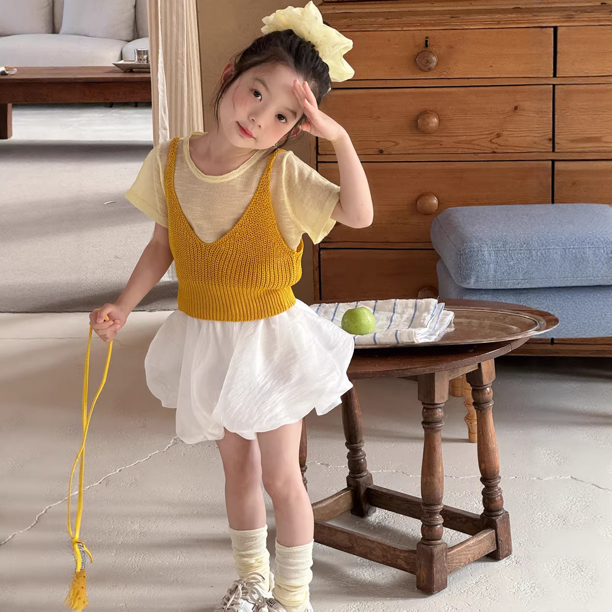 2026新作Y★子供服　トップス+ニットベスト★100cm〜150cm