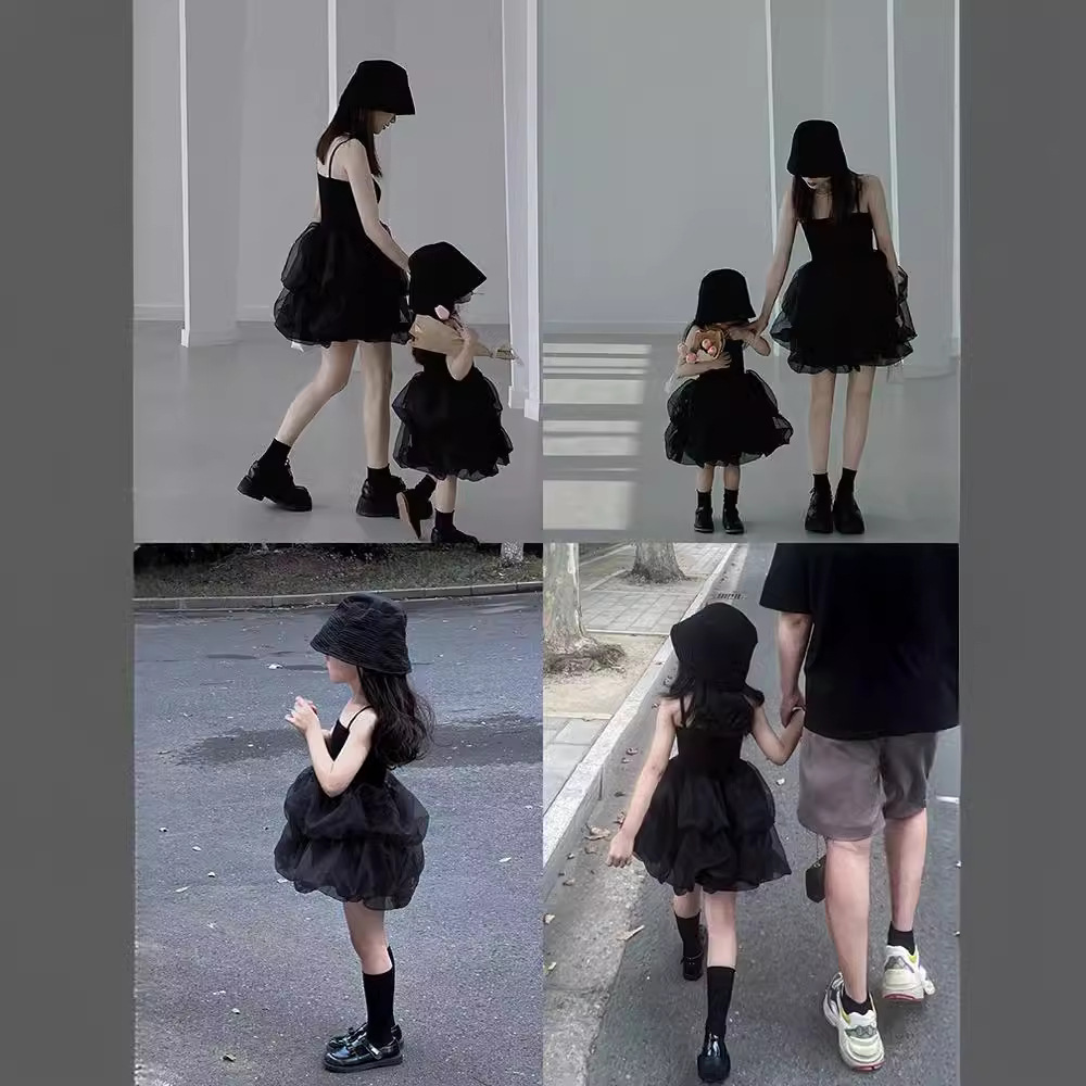 2026新品★子供服&親子服　ワンピース★80cm〜XL