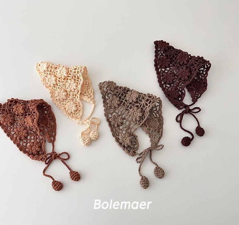 2026年新品★キッズ ヘアバンド★帽子　三角スカーフ★ 4色