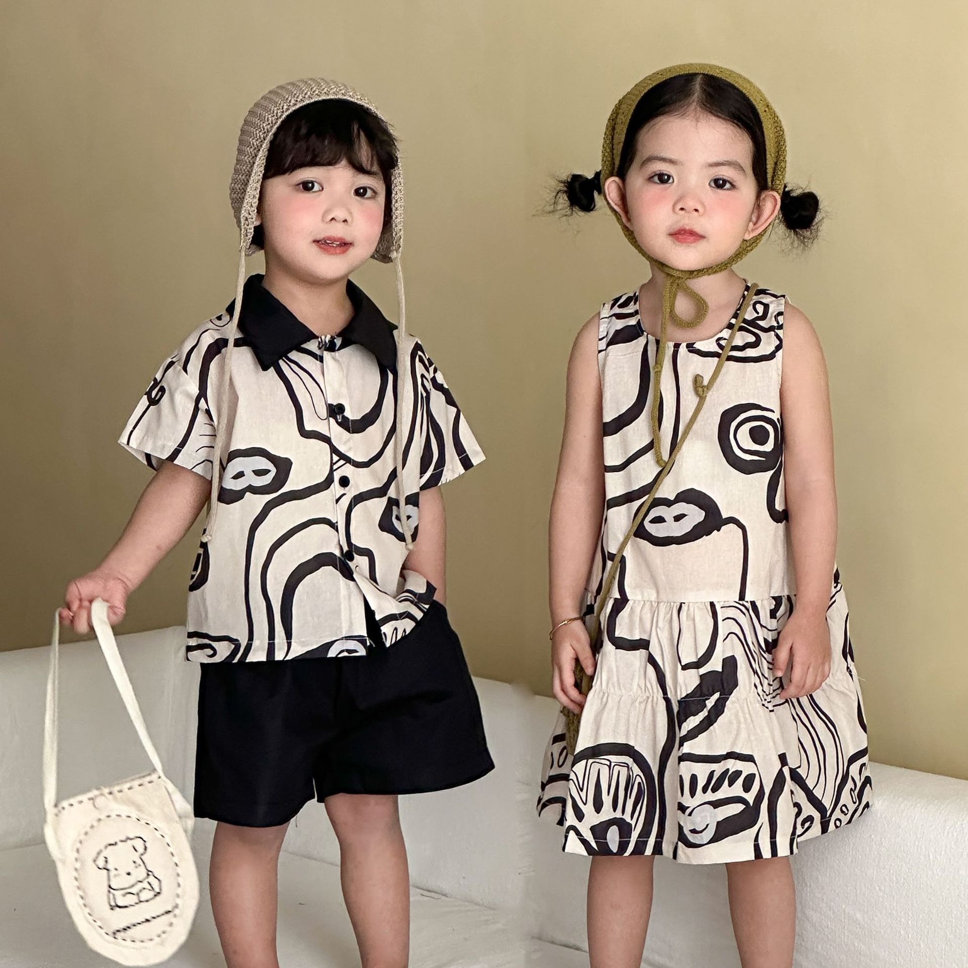 「2026」子供服★ワンピース★セットアップ★韓国風子供服★2色80cm〜150cm