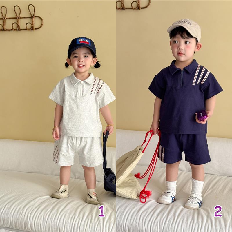 2026新品QMM★子供服　セットアップ★80cm〜150cm 2色