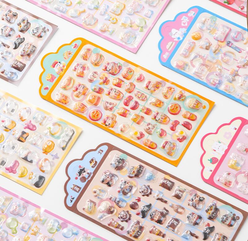 子供お褒めシール★立体★防水ステッカー ★DIY デコレーション用