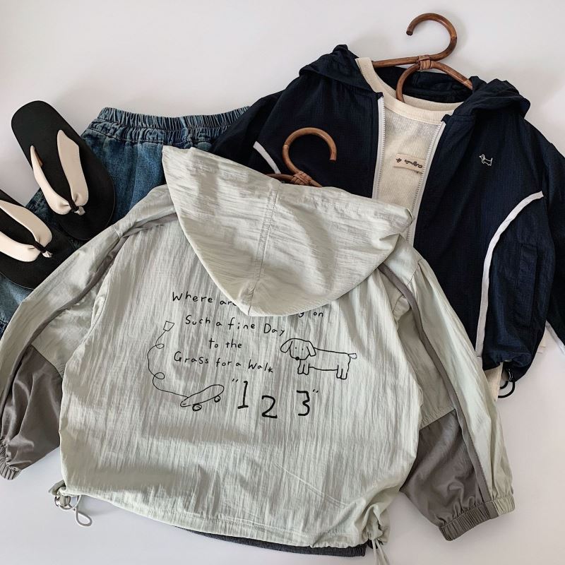 2026新品MB★子供服 　UV カットパーカー　コート★90cm〜140cm 2色