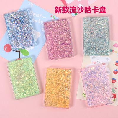 アクリル流砂ブロック / カードケース / 透明ガーリー / 子供DIY / 雑貨