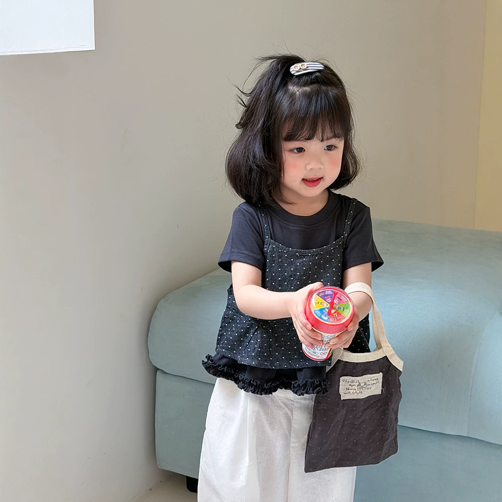 2026新作ZXR★子供服　トップス+吊りベスト★80cm〜130cm