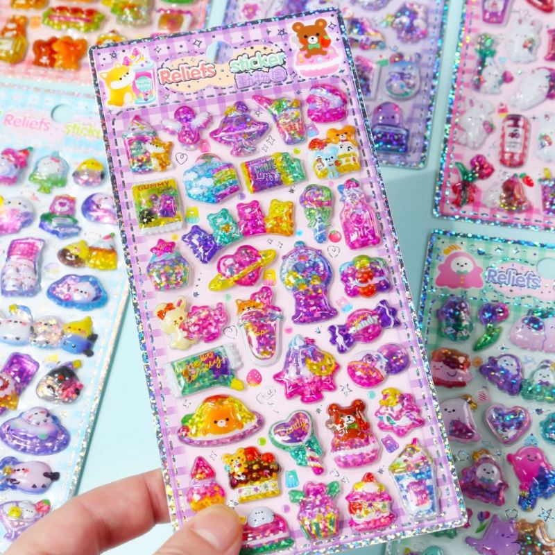 子供お褒めシール★立体★防水ステッカー ★DIY デコレーション用