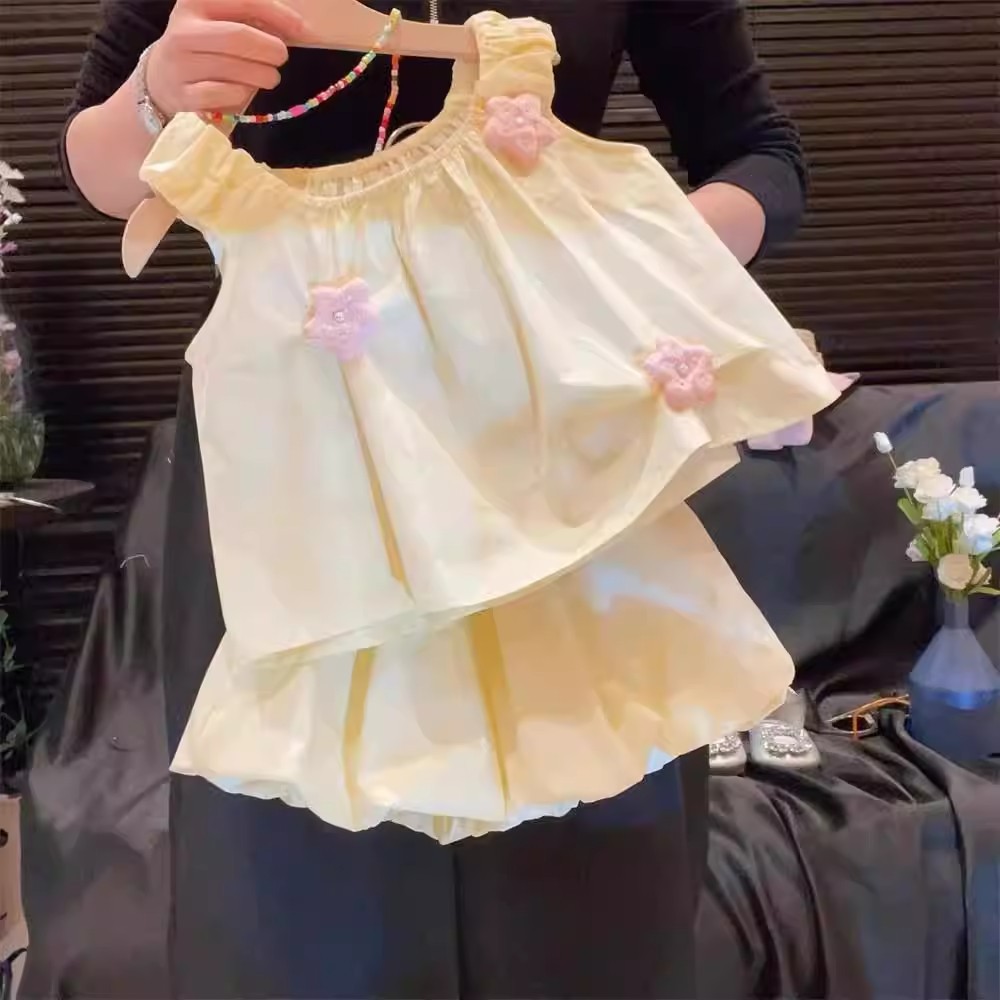 2026★夏新作★韓国風子供服★トップス+スカート★90cm〜130cm