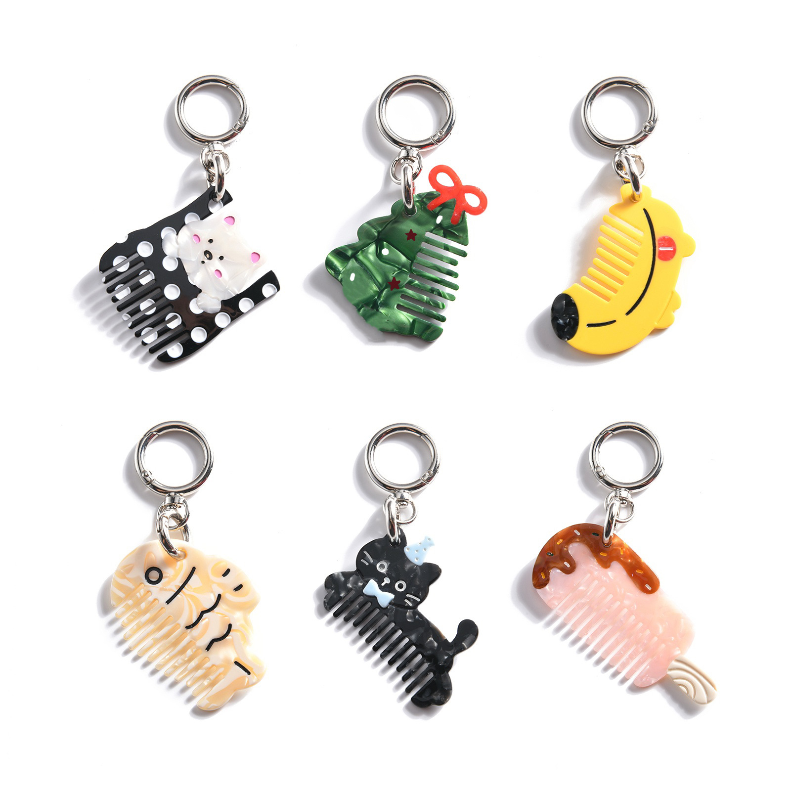 2026★雑貨★バッグチャーム★キーホルダー★ミニ櫛★ストラップ