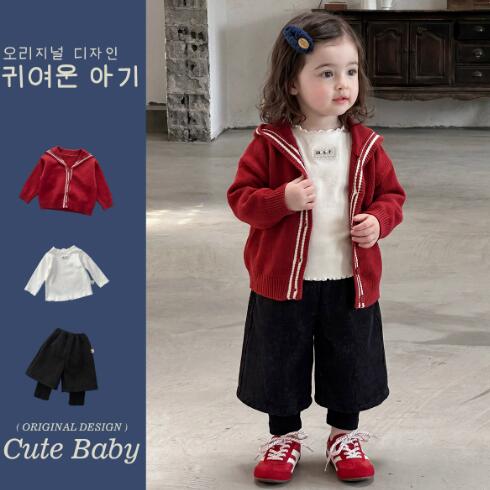 2026秋新品★子供服 　カーディガン&ズボン&トップス★73CM〜100cm